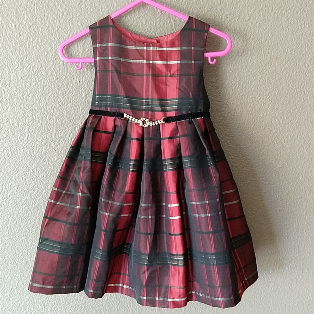 Pippa & Julie Checkered Formal Dress